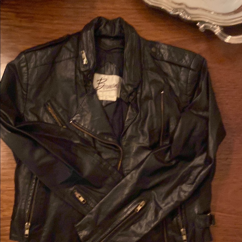 Vintage Black Leather Berman’s Jacket